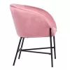 Armchair Julia velvet pink 61x57x74cm