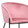 Armchair Julia velvet pink 61x57x74cm