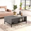 Coffee table Evaluate anthracite antique-wenge 90x60x35cm