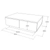 Coffee table Thunder sonoma-white color 90x60x31.5cm