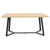 Table Gemma in sonoma-black color 160x90x75cm