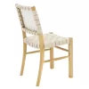 Brane chair wood sonoma antique-seat pu white