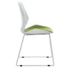 Visitor office chair Genuine PP white-green