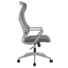 Manager office chair Flexibility with fabric mesh in grey colour