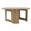 Dining table Nadine polymorphic-extendable color sonoma 160x80x76.5cm