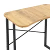 Desk Giovanni walnut-black 60x35x64.5cm