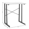 Desk Giovanni walnut-black 60x35x64.5cm