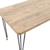 Table Bruce walnut-black 120x73x73cm