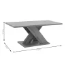 Coffee table Solange color sonoma 110x55x47.5cm