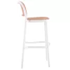 Bar stool Juniper with UV protection PP beige-white 51x52x102.5cm