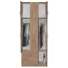 3 door wardrope and cabinet Zelia natural 90x42x240cm