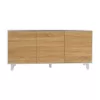 Buffet Metro white-sonoma 154x40x76cm