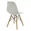 Chair Julita PP white-natural leg 46x50x82cm