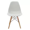 Chair Julita PP white-natural leg 46x50x82cm