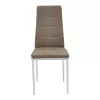 Chair Cube PU mocha-chrome leg