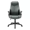 Manager office chair Bear with pu grey antique-black colour