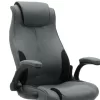 Manager office chair Bear with pu grey antique-black colour