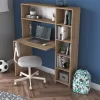 Work desk-bookcase Janson sonoma 113x40x142cm