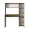 Work desk-bookcase Janson sonoma 113x40x142cm