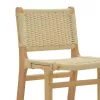 Bar stool Julien natural rubberwood-natural rope 45x46x95cm