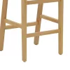 Bar stool Julien natural rubberwood-natural rope 45x46x95cm