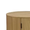 Coffee table Scandi MDF natural D80x35.5cm