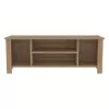 Tv stand Tserium melamine natural 120x30x45cm