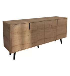 Μπουφές Sennan μελαμίνης oak 180x45x80εκ