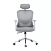 Office chair manager Ignatius mesh light grey