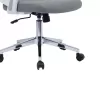 Office chair manager Ignatius mesh light grey