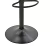 Bar stool Remina folding gray velvet-black metal 45x53x112cm