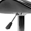 Bar stool Enzo folding black pu-metal chrome 45x44x87cm