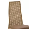 Καρέκλα Lasmipe Inart καφέ pu-rattan 40x49x96εκ