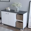 Entrance furniture  Deril dark grey melamine 90x33x52.5cm