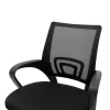 Office chair Berto I mesh fabric black 56x47x81-91cm