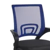 Office chair Berto I mesh fabric blue-black 56x47x81-91cm