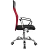 Manager office chair Joel I fabric mesh black-red 60x60x109-118cm