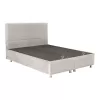 Double bed Rizko with storage space cream 160x200cm