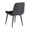 Chair Versa  anthracite fabric-black metal leg 54x63.5x84cm