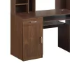 Computer desk-bookcase Novelty walnut 120x55x182cm