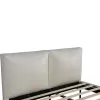 Double bed Jessie floating style led-PU ivory 160x200cm