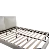 Double bed Jessie floating style led-PU ivory 160x200cm