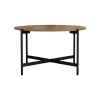 Coffee table Aisle melamine natural-black D80x45cm