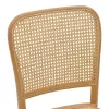 Chair Kalliope natural beech wood-natural rattan 45x50x89cm