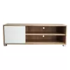 TV cabinet Ellon melamine sonoma-white 120x40x41cm