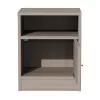 Foly bedside table with a gray oak cabinet 40x40x50cm