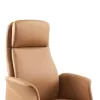 Manager office chair Derjio brown pu 68x66x115cm