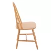 WOODEN CHAIR ZAYLEE IN NATURAL COLOR  48x45x93 cm.