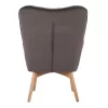 Αrmchair 8009 Fylliana Velvet Grey 67*72*97 cm