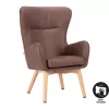 Armchair Thetis Fylliana Brown PU Leather 70*65*105 cm